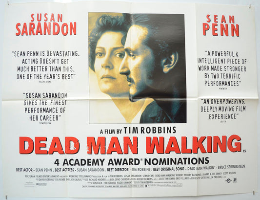 Dead Man Walking Original Quad Poster - Film Poster - Movie Poster