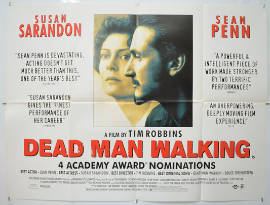 Dead Man Walking Original Quad Poster - Film Poster - Movie Poster