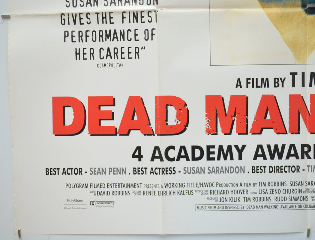 DEAD MAN WALKING (Bottom Left) Cinema Quad Movie Poster 