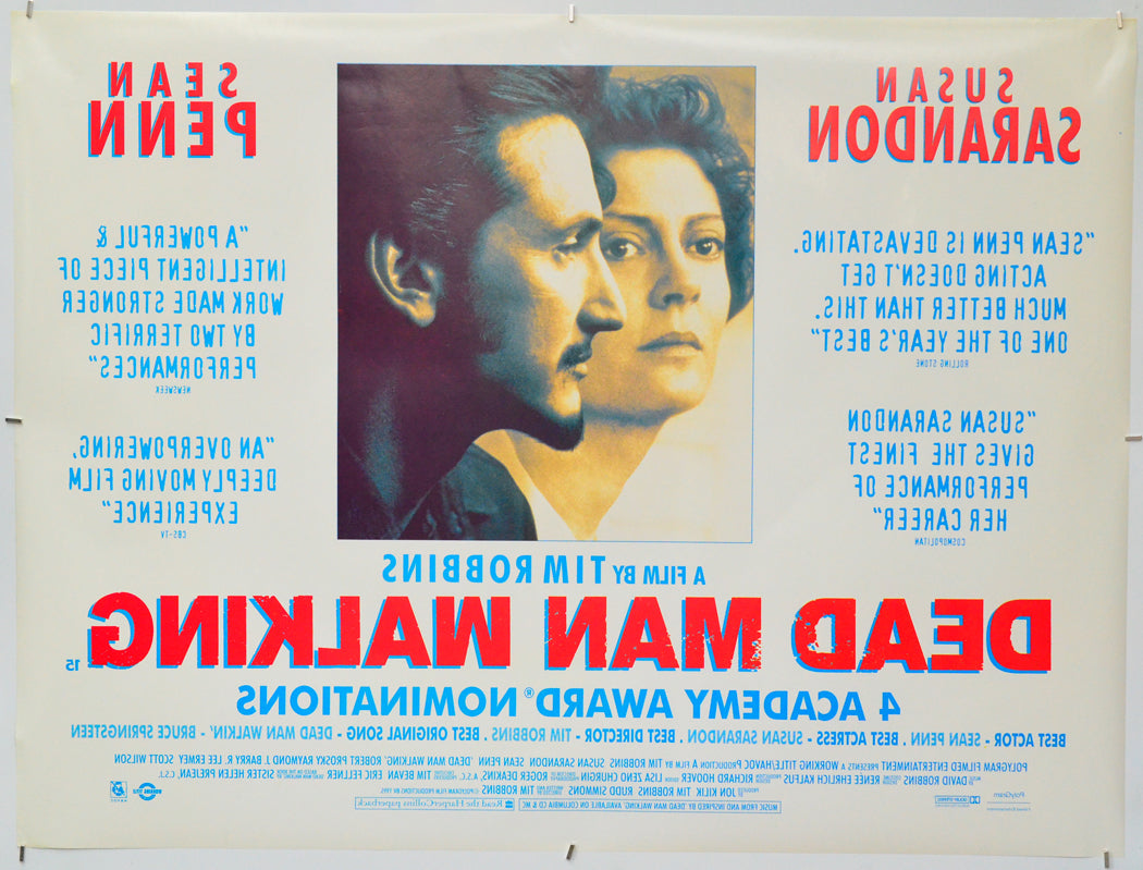 Dead Man Walking (Back) Cinema Quad Movie Poster 