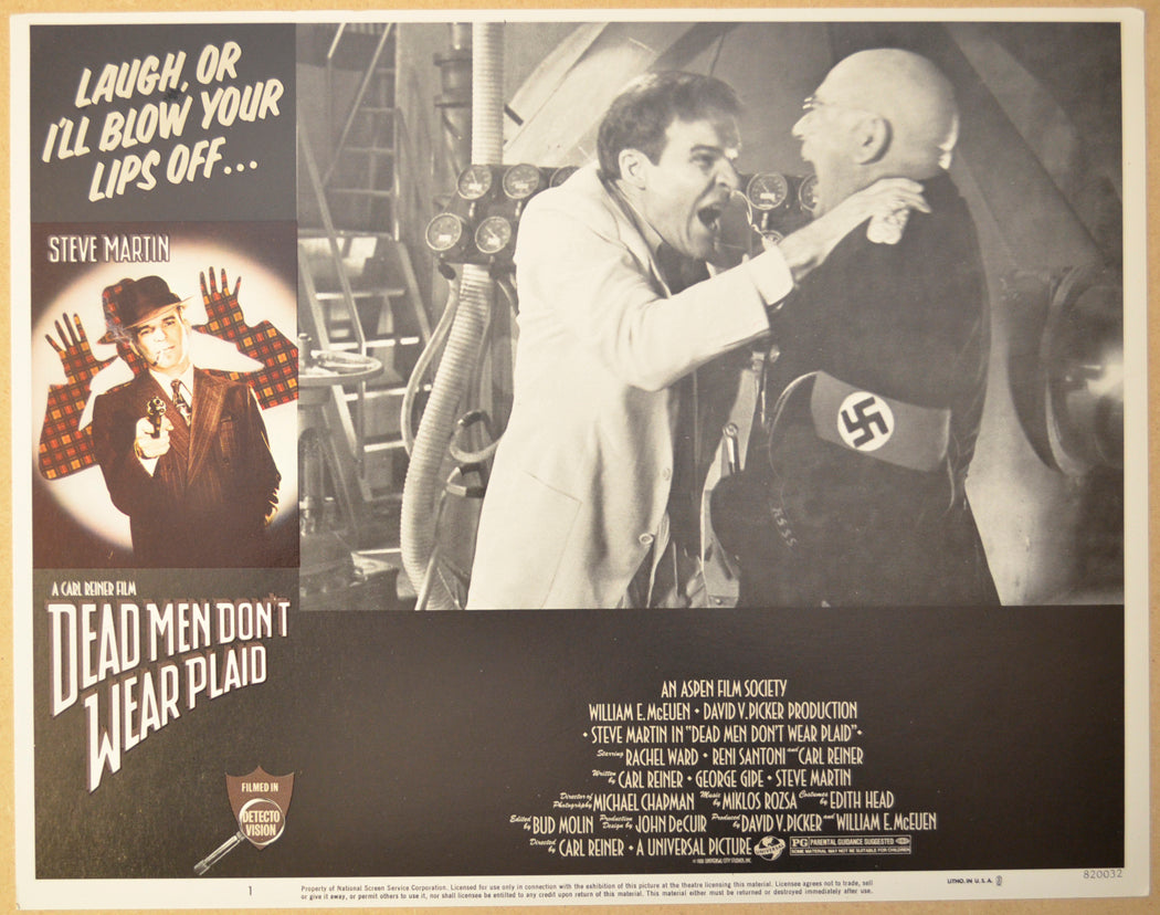 DEAD MEN DON’T WEAR PLAID (Card 1) Cinema Lobby Card Set 