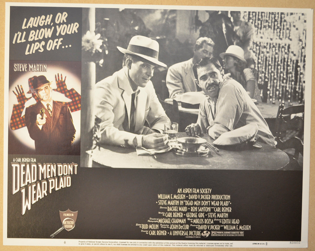 DEAD MEN DON’T WEAR PLAID (Card 6) Cinema Lobby Card Set 