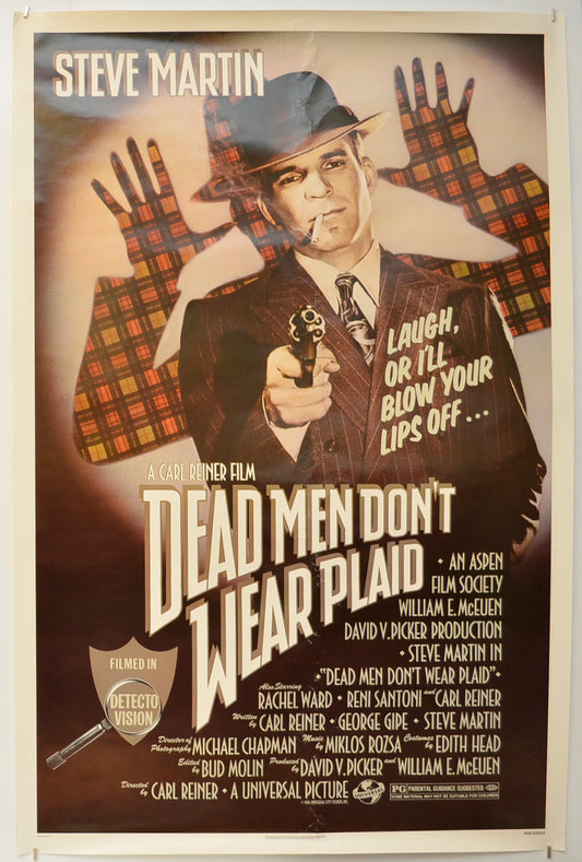 Dead Men Don’t Wear Plaid Original One Sheet Poster - Film Poster - Movie Poster