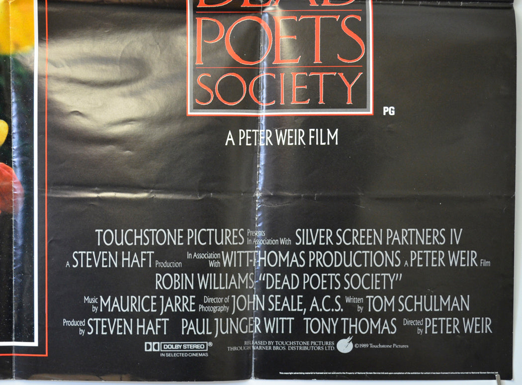 DEAD POETS SOCIETY (Bottom Right) Cinema Quad Movie Poster 