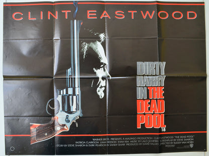 The Dead Pool  Original Quad Poster - Film Poster - Movie Poster 