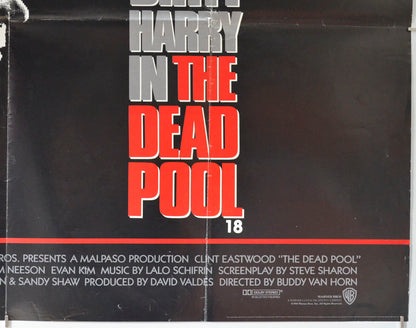 THE DEAD POOL (Bottom Right) Cinema Quad Movie Poster 