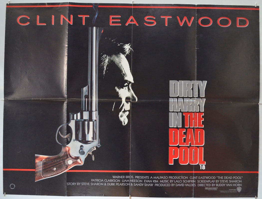 The Dead Pool  Original Quad Poster - Film Poster - Movie Poster