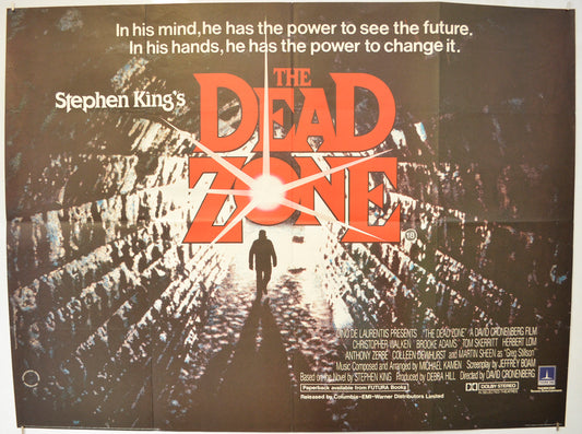 The Dead Zone  Original Quad Poster - Film Poster - Movie Poster