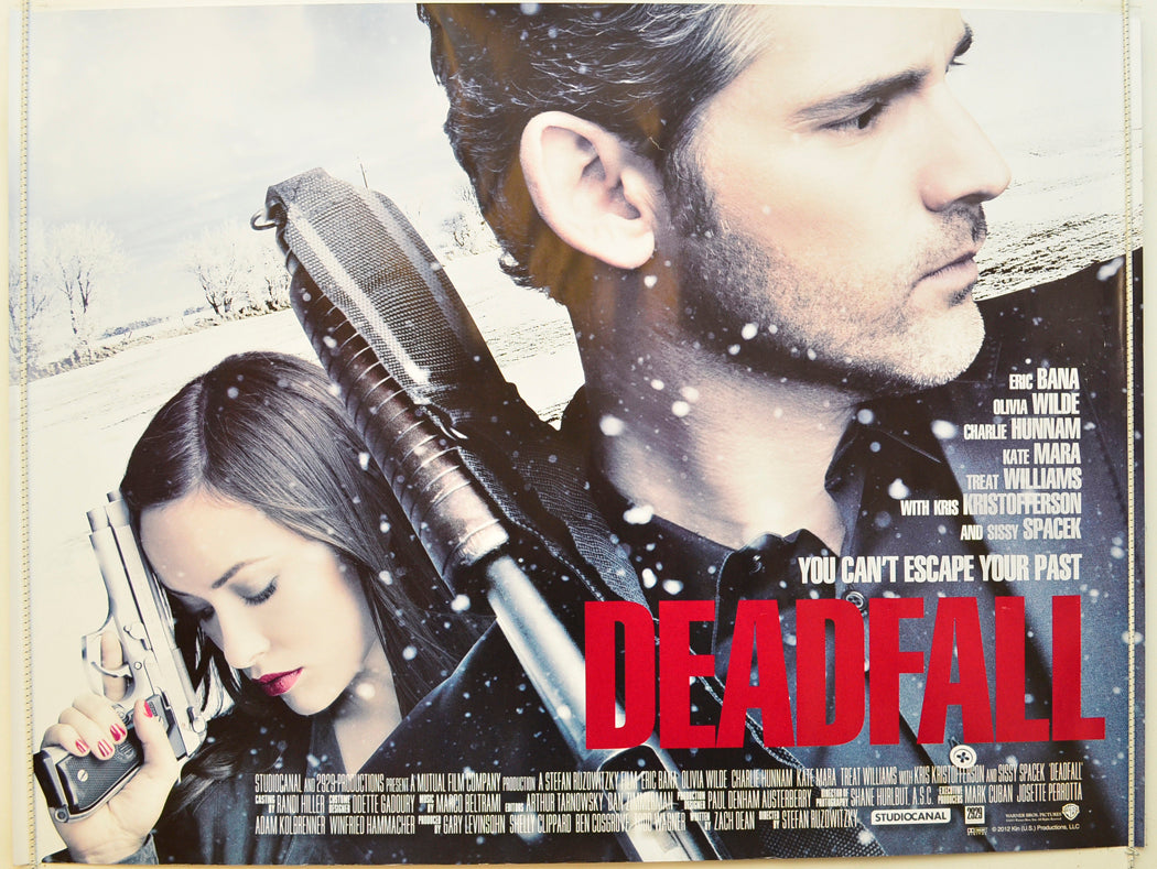 Deadfall Original Quad Poster - Film Poster - Movie Poster  