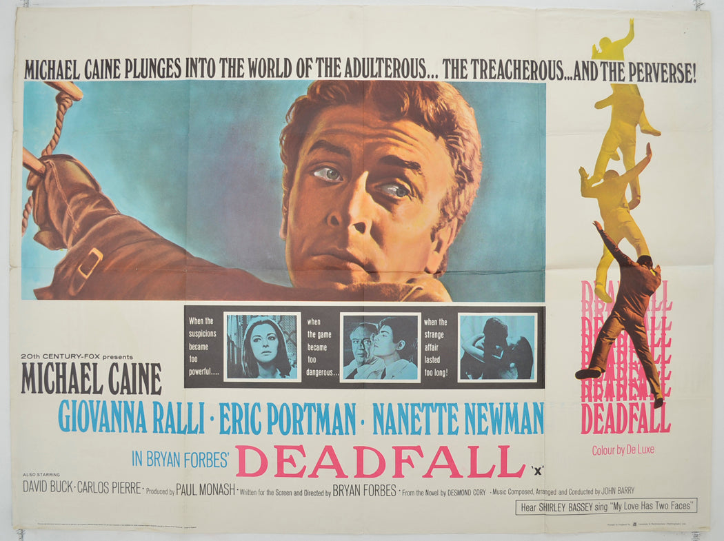 Deadfall  Original Quad Poster - Film Poster - Movie Poster