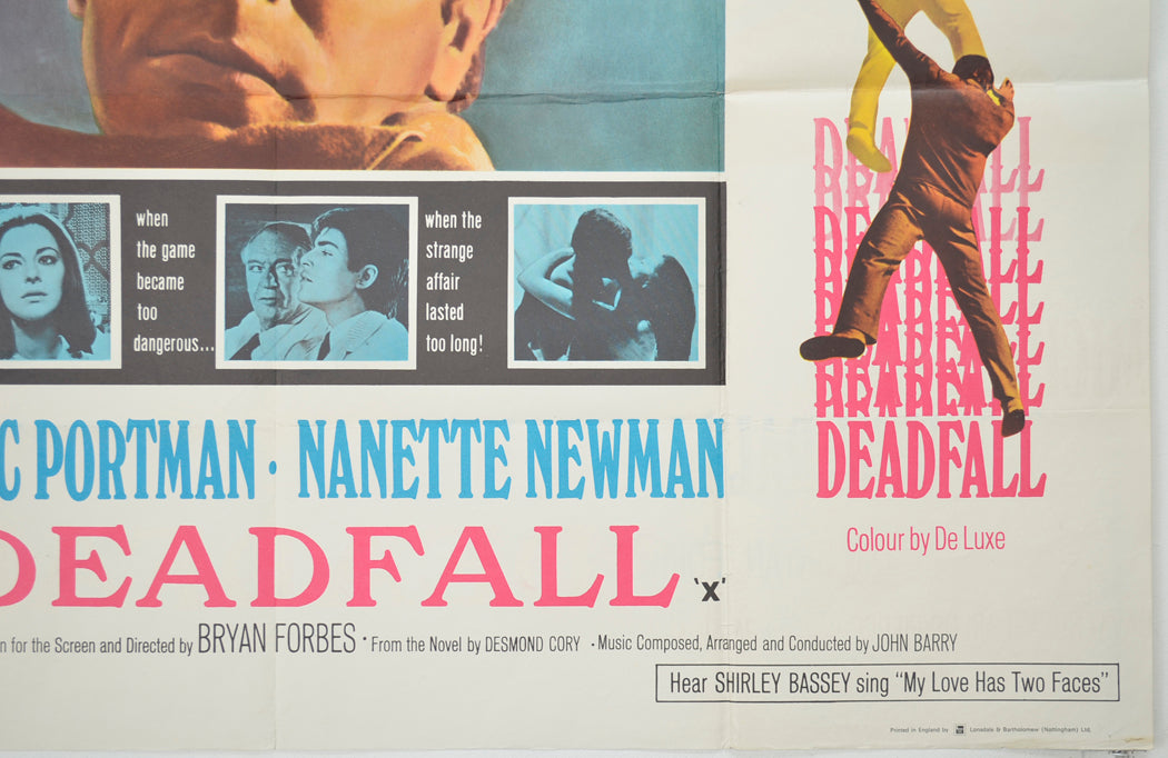 DEADFALL (Bottom Right) Cinema Quad Movie Poster 