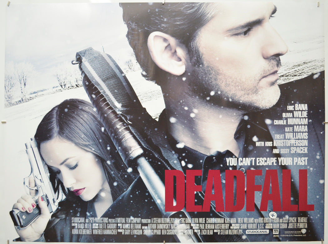 Deadfall Original Quad Poster - Film Poster - Movie Poster