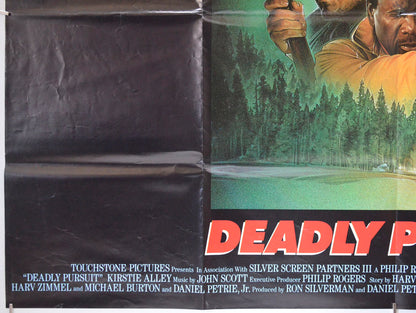 DEADLY PURSUIT (Bottom Left) Cinema Quad Movie Poster 