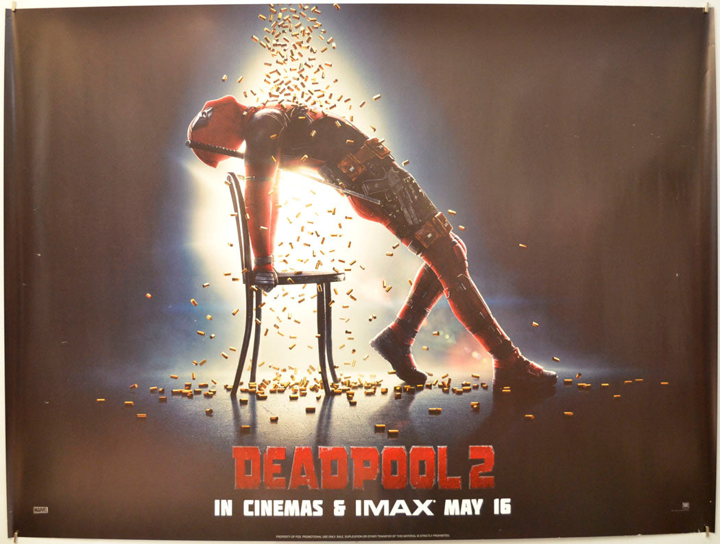 Deadpool 2 (Teaser / Advance Version) Original Quad Poster - Film Poster - Movie Poster