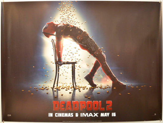 Deadpool 2 (Teaser / Advance Version) Original Quad Poster - Film Poster - Movie Poster