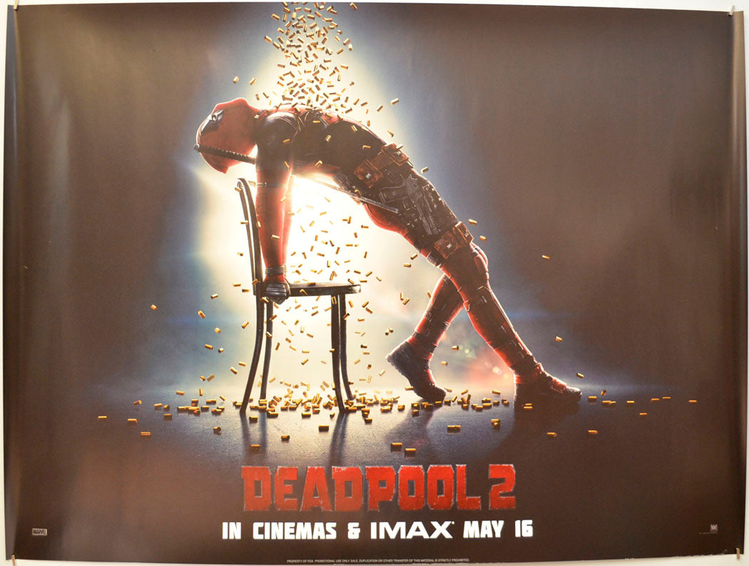 Deadpool 2 (Teaser / Advance Version) Original Quad Poster - Film Poster - Movie Poster