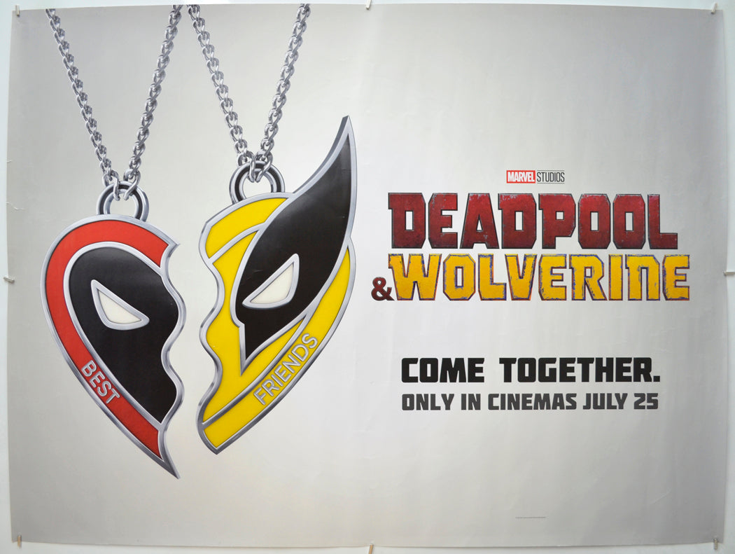 Deadpool and Wolverine (Teaser / Advance Version) Original Quad Poster - Film Poster - Movie Poster