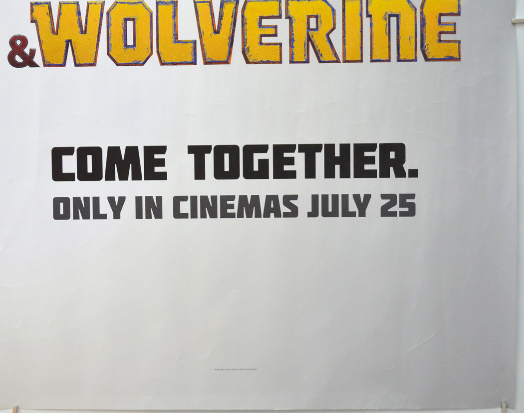 DEADPOOL AND WOLVERINE (Bottom Right) Cinema Quad Movie Poster 