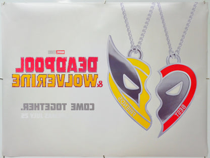 Deadpool and Wolverine (Back) Cinema Quad Movie Poster 