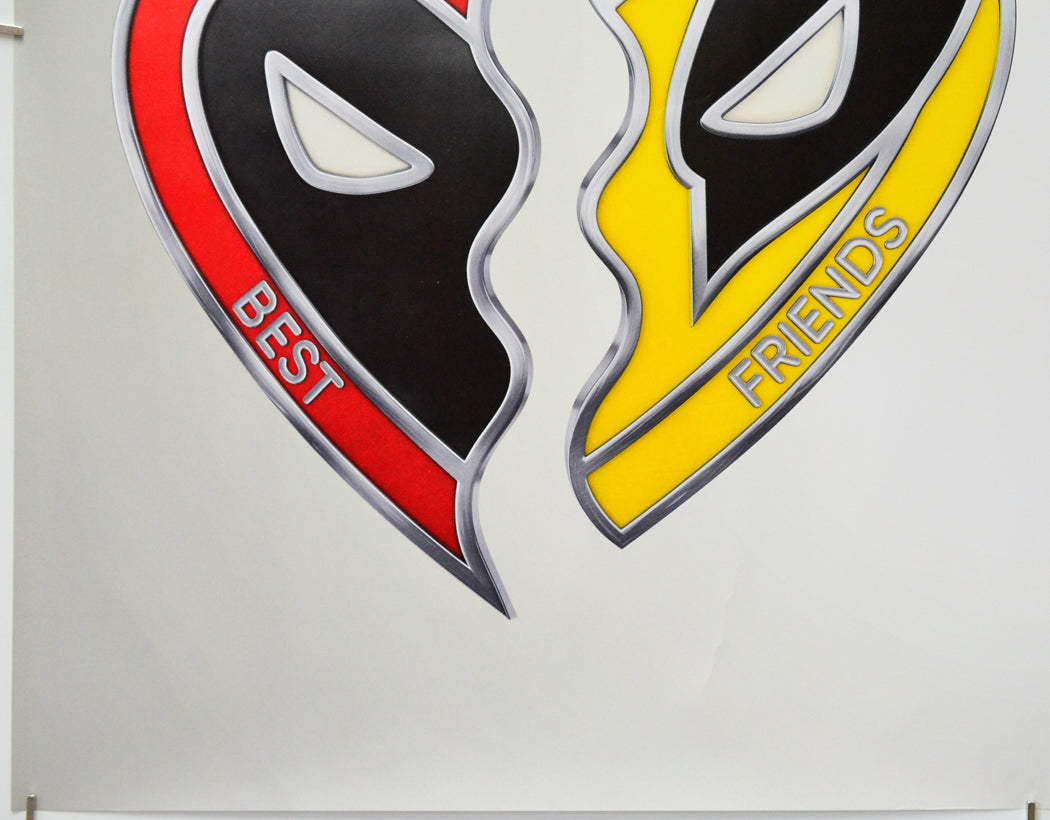 Deadpool and Wolverine (Bottom Left) Cinema Quad Movie Poster 