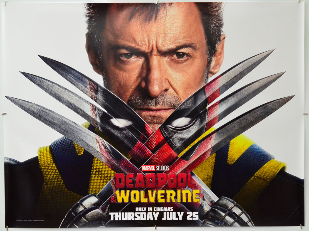 Deadpool and Wolverine - Original Quad Poster - Film Poster - Movie Poster