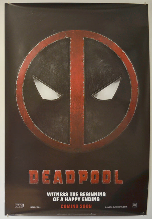 Deadpool  (Teaser / Advance Version)   Original One Sheet Poster - Film Poster - Movie Poster