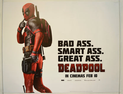 Deadpool  (Teaser / Advance Version)  Original Quad Poster - Film Poster - Movie Poster 