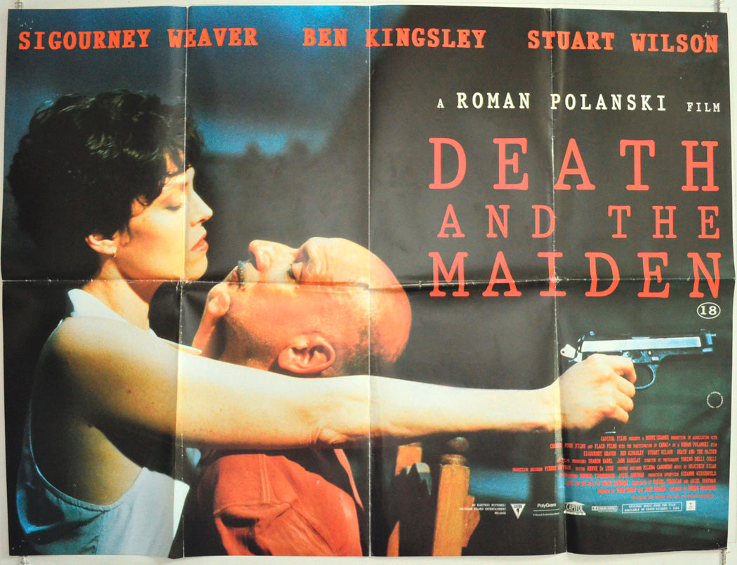 Death And The Maiden Original British Quad Poster - Film Poster - Movie Poster 