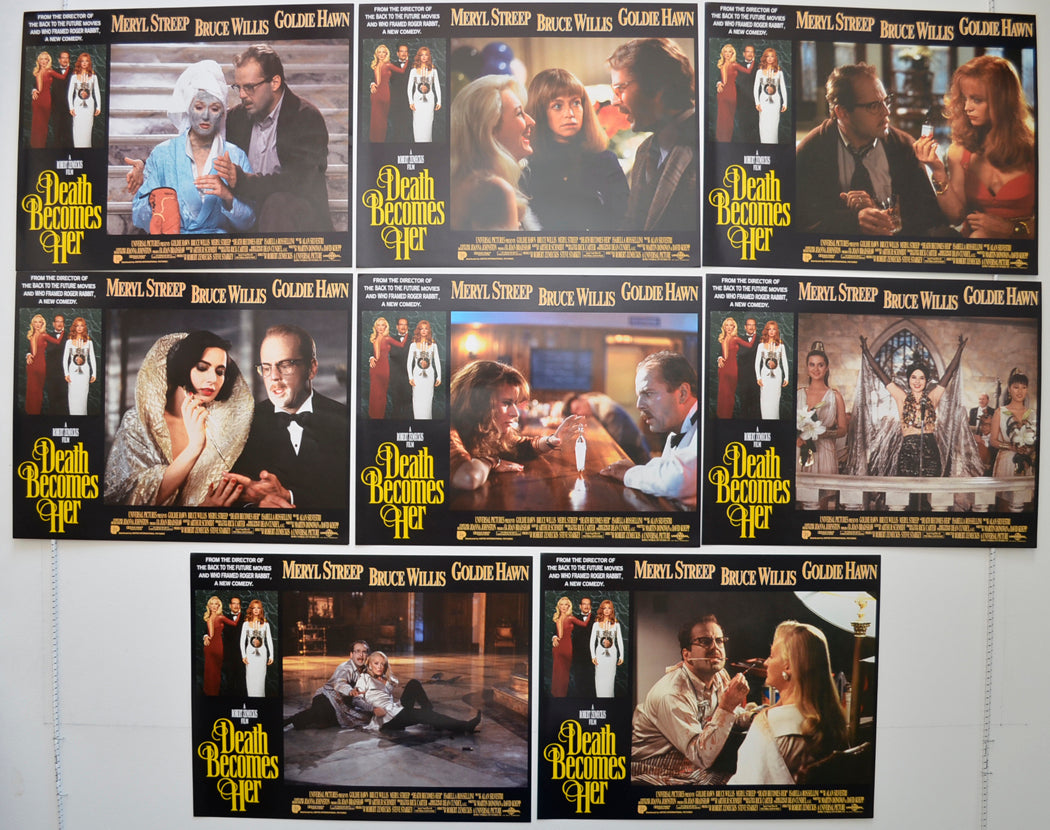 Death Becomes Her  Set of 8 Original Cinema Lobby Cards 