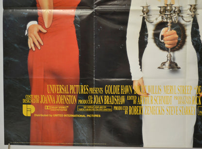 DEATH BECOMES HER (Bottom Left) Cinema Quad Movie Poster 