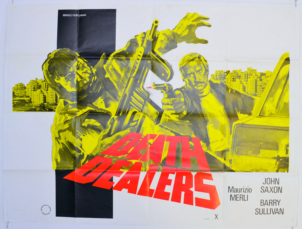 Death Dealers  Original British Quad Poster - Film Poster - Movie Poster 