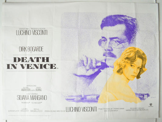 Death In Venice  (a.k.a. Morte a Venezia)   Original British Quad Poster - Movie Poster