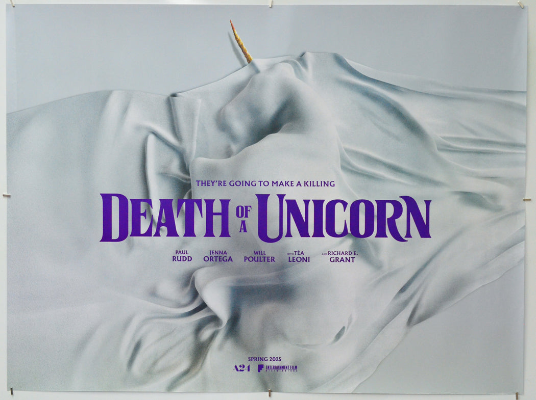 Death of a Unicorn - Original Quad Poster - Film Poster - Movie Poster