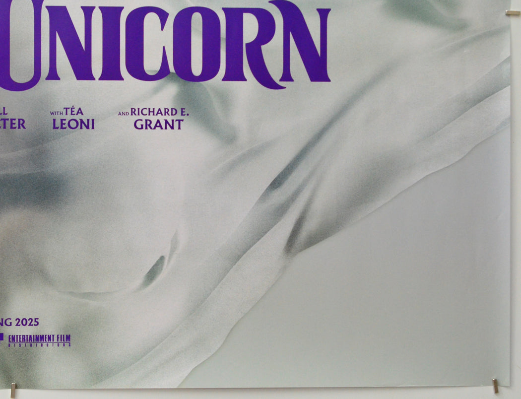 Death of a Unicorn (Bottom Right) Cinema Quad Movie Poster 