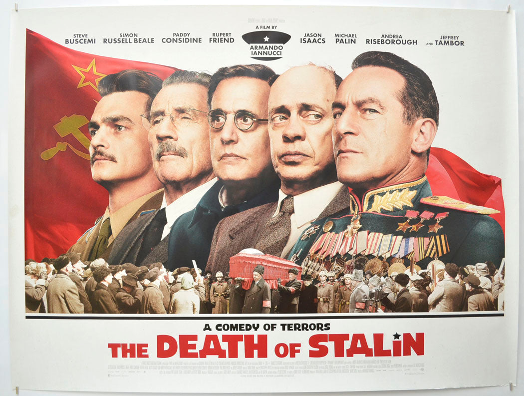 The Death of Stalin Original Quad Poster - Film Poster - Movie Poster