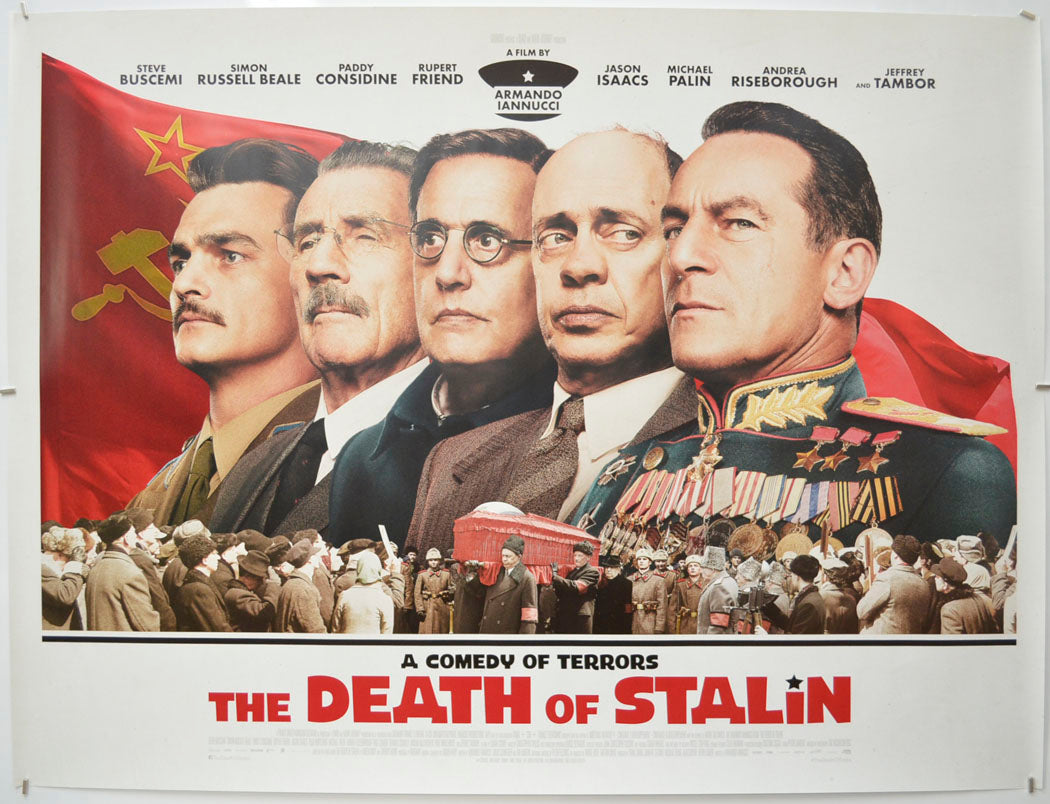 The Death of Stalin Original Quad Poster - Film Poster - Movie Poster