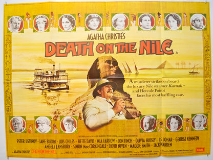 Death On The Nile (a.k.a. Agatha Christie’s Death On The Nile) Original Quad Poster - Film Poster - Movie Poster