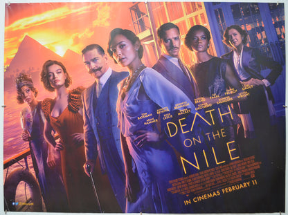 Death On The Nile Original Quad Poster - Film Poster - Movie Poster