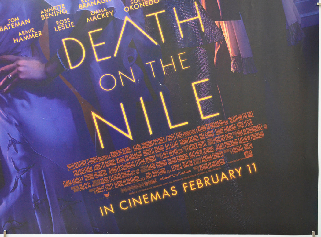 DEATH ON THE NILE (Bottom Right) Cinema Quad Movie Poster 