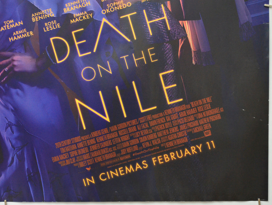 DEATH ON THE NILE (Bottom Right) Cinema Quad Movie Poster 