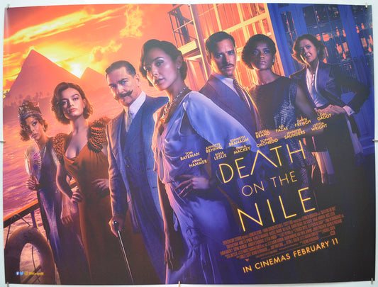 Death On The Nile - Original Quad Poster - Film Poster - Movie Poster