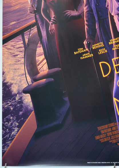 Death On The Nile (Bottom Left) Cinema One Sheet Movie Poster 