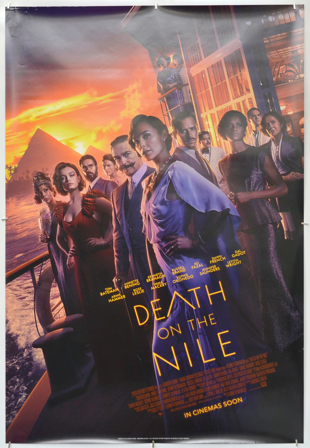 Death On The Nile - Original One Sheet Poster - Film Poster - Movie Poster 