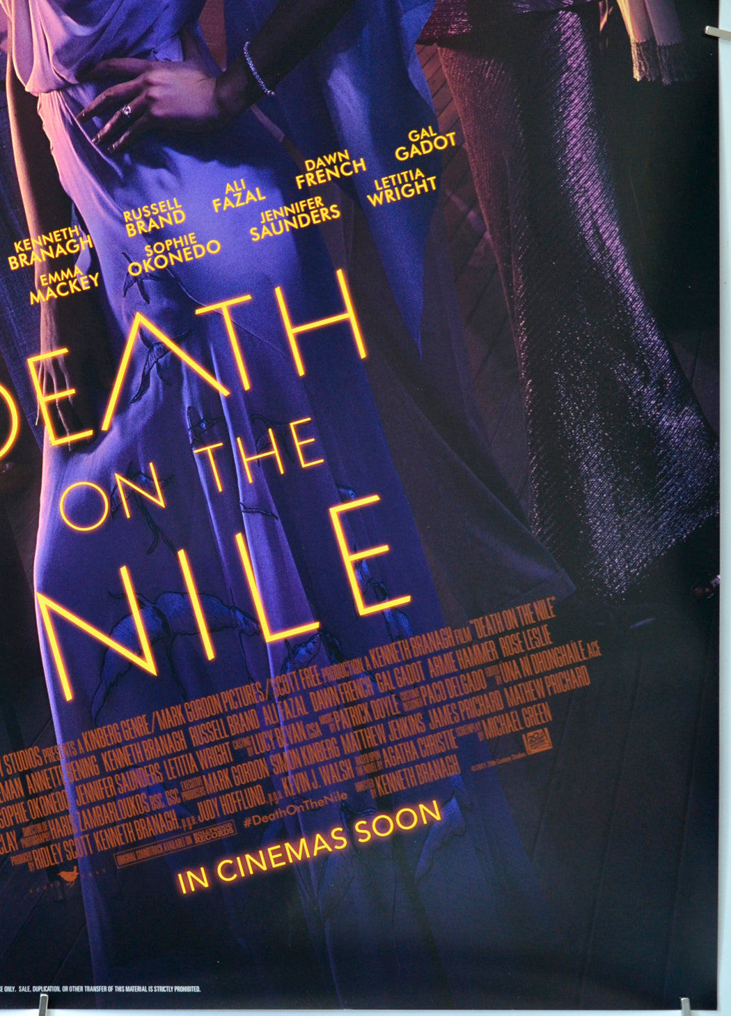 Death On The Nile (Bottom Right) Cinema One Sheet Movie Poster 