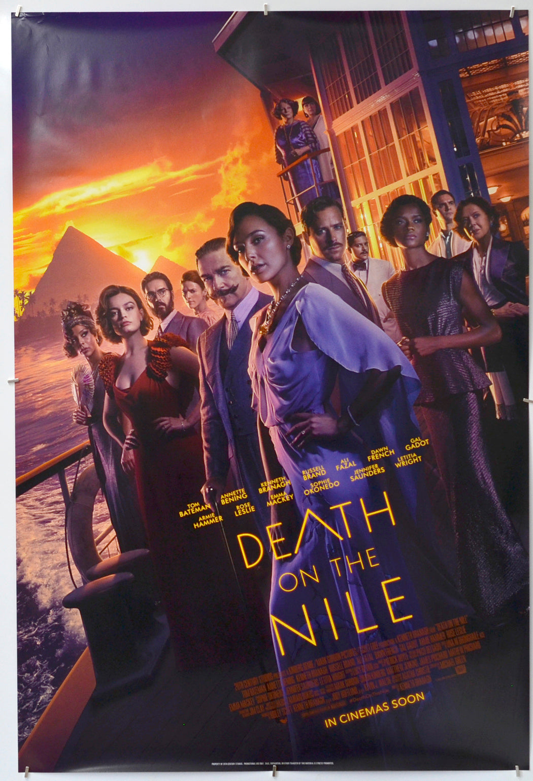 Death On The Nile - Original One Sheet Poster - Film Poster - Movie Poster 