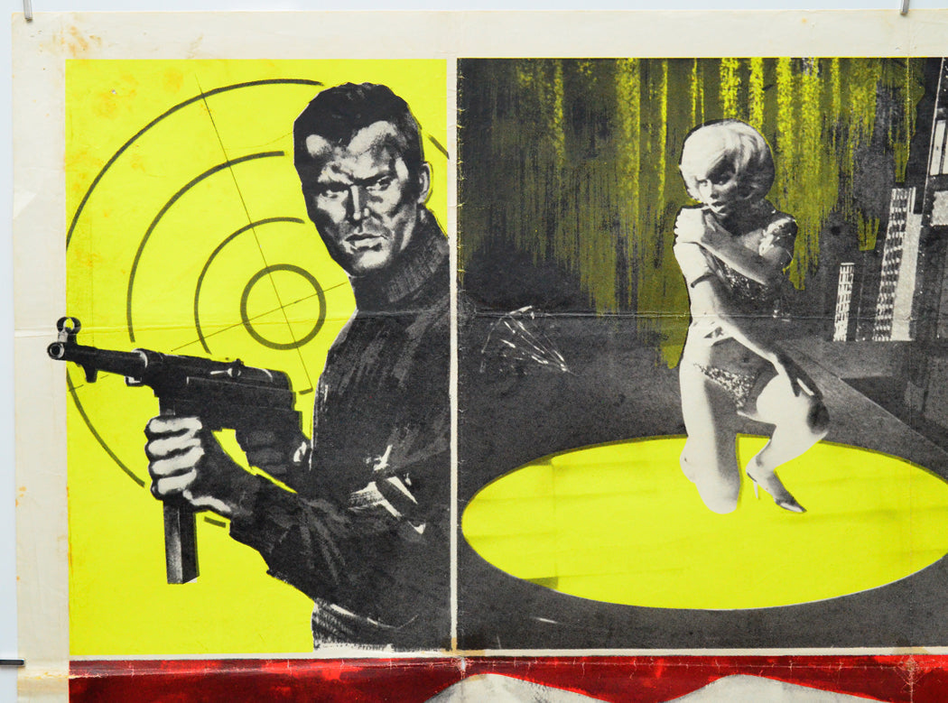 Death On The Run (Top Left) Cinema Quad Movie Poster 