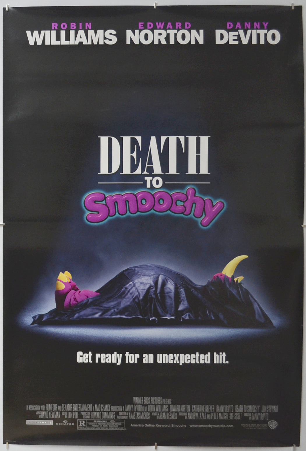 Death To Smoochy   Original One Sheet Poster - Film Poster - Movie Poster