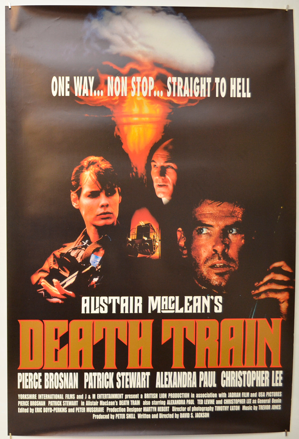 Alistair Maclean's : Death Train Original One Sheet Poster - Film Poster - Movie Poster  