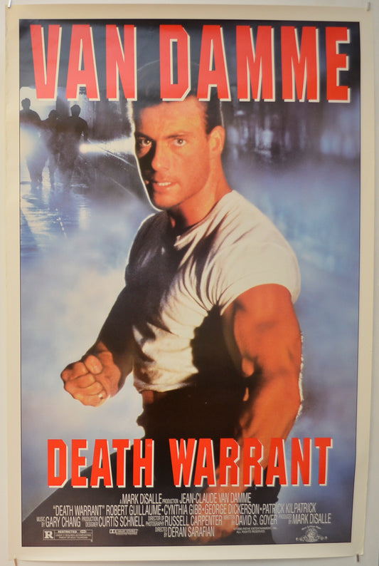 Death Warrant  Original One Sheet Poster - Film Poster - Movie Poster