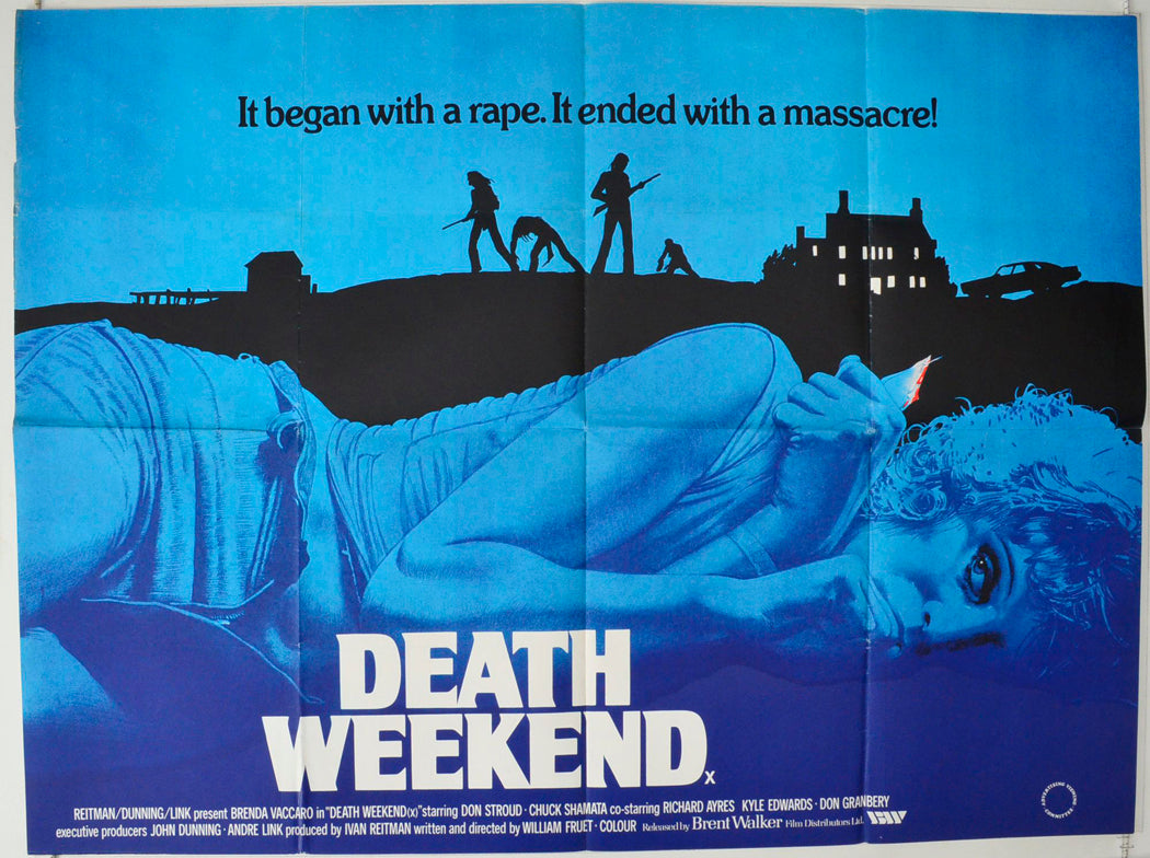 Death Weekend Original British Quad Poster - Movie Poster